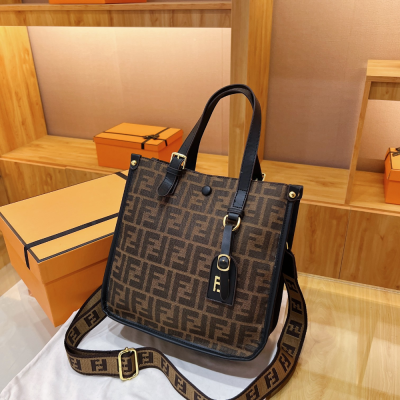 Fashion New Trendy Women's Bags Large Capacity Commuter High Quality Shoulder Bag Easy Matching Tote Bag F Letter Tote