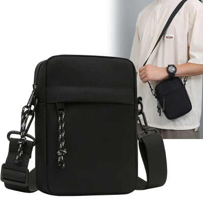 Quality Men's Bag 2023 New Large Capacity High Quality Shoulder Bag Foreign Trade Wholesale Popular Mobile Phone Bag Wallet Men's Bag