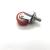 New 3-Inch Fixed Red Rubber Wheel Household Hardware Accessories