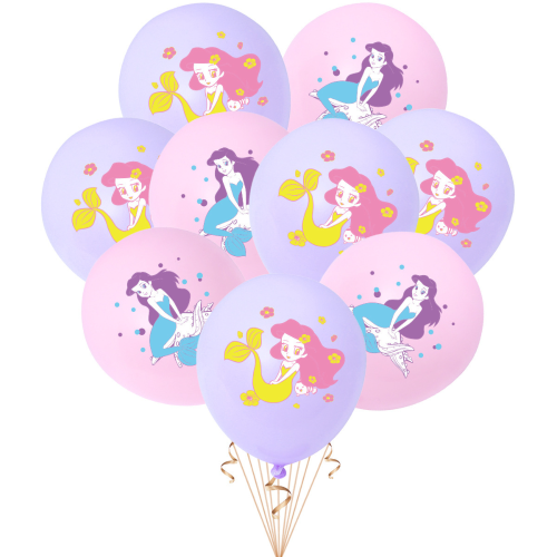cartoon mermaid birthday party decoration balloon