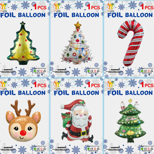 paper card christmas theme aluminum film balloon christmas tree cane sugar deer head · christmas tree