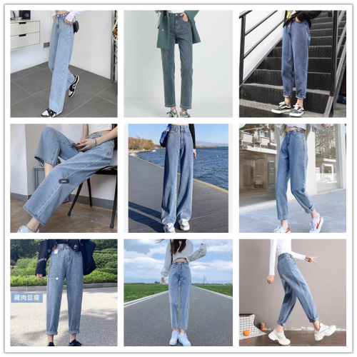 factory direct sales women‘s miscellaneous jeans tail goods low price women‘s jeans stock stall wholesale