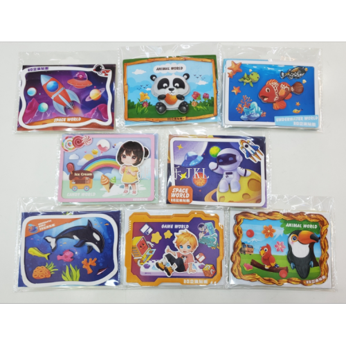 eva 3d stiers cartoon children‘s eduional handmade stiers painting with photo frame