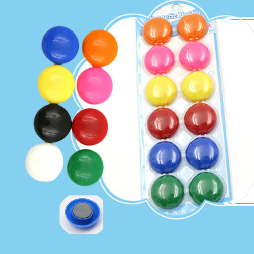 factory in stock color whiteboard magnetic buckle 30mm kindergarten blackboard magnet particles refridgerator magnets magnet magnetic nail