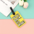 Cartoon Corner Luggage Tag Suitcase Tag Silicone Creative English Letters Cross-Border Consignment Boarding Pass Pendant