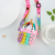 Cross-Border New Arrival Rat Killer Pioneer Hot Pressing Hand Bubble Silicone PVC Purse for Changes Crossbody Bag Children's Bags Wholesale