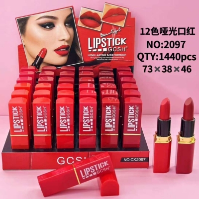 Omfor Beauty Lipstick Cross-Border Foreign Trade Lipstick Matte Finish Not Easy to Fade Factory Direct Sales