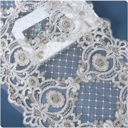 nordic style lace accessories fabric mesh embroidery clothing clothing cheongsam dress accessories curtain sofa