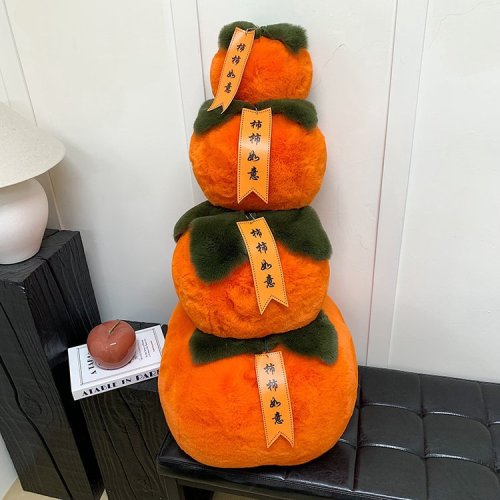 柿柿如意 大柿子摆件坐凳