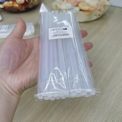 Factory Direct Sales Transparent OPP Bag Long 18cm 8 Pieces in Bags Transparent Glue Stick Hot Melt Glue Stick Sticky and Firm