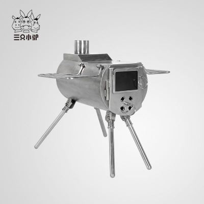 13005 Outdoor Firewood Stove Picnic Camping Portable Outdoor Tent Folding Stove Stainless Steel Barbecue Stove