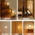 2023 New Atmosphere Wood Grain Induction Lamp Smart Infrared Sensor Lamp Induction Lamp Corridor Stairs Small Wall Lamp Bedside Night Light