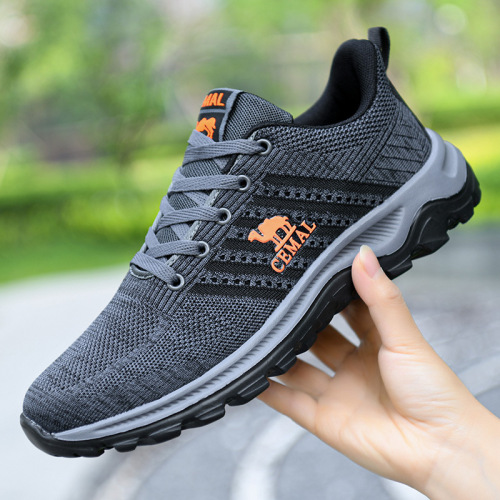 新款登山鞋子透气软底超轻EVA防滑耐磨舒适透气男士休闲运动外贸