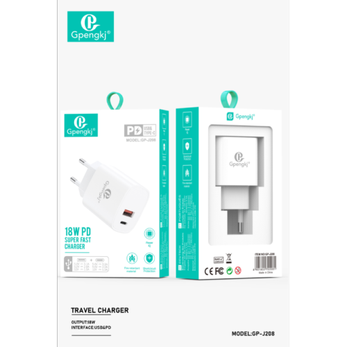 超级快充适用苹果华为充电器20WPD充电头iPhone15欧标充电插头