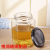A Bottle of Honey Packaging Jam Soy Sauce Pickles Bird's Nest Lemon Glass Bottle Transparent Jar Sealed Storage Jar Small Hexagonal