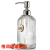 Glass Sannitizer Replacement Bottle Press Pump Shampoo Conditioner Storage Bottle European Shower Lotion Bottle Press Type Cosmetic Bottle