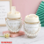 Double Drinking Cup High-Looking Pearl Hand Holding Chain Double Drinking Straw Girl Coffee Cup Tulip Glass Fashion Water Cup