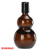 Brown Double Gourd Ball Essential Oil Bottle Glass Light-Proof Essence Fire Extinguisher Bottles Dropper Sub-Packaging Liquid Bottle