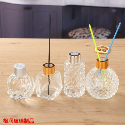 Fire-Free Aromatherapy Bottles Hotel Fragrance Volatile Empty Bottle Glass Car Perfume Bottle Expansion Incense Bottles Accessories Diy Ornaments