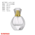 Transparent Glass Perfume Bottle 30ml with Lid Travel Portable Moisturizing Delicate Spray Bottle Sample Cosmetic Empty Bottle