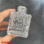 Spot Square Water Cube Aromatherapy Bottles Fire Extinguisher Bottles 80ml Household Bedroom Fire-Free Scented Glass Bottle Car Decoration