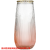 Amazon Hot Sale Gold-Painted Glass Vase Transparent Dried Flower Glass Bottle Flower Bottle Flower Arrangement Hydroponic Glass Bottle