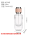 In Stock Wholesale 50ml Glass Perfume Bottle Bayonet Perfume Spray Bottle Thick Bottom Square Cosmetics Storage Bottle