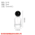 Factory Spot 30ml50ml Bayonet Glass Perfume Bottle Exquisite Sample Subpackaging Portable Ball Cover Retro 100ml