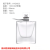 Perfume Bottle Square Bottle 70ml Exquisite Transparent Bayonet Press Glass Perfume Sub-Bottles Portable Press Spray Bottle