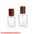 In Stock Wholesale Perfume Bottle 30ml 50ml Perfume Sprayer Square Transparent Glass Bottle Perfume Sub-Bottles