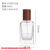In Stock Wholesale Perfume Bottle 30ml 50ml Perfume Sprayer Square Transparent Glass Bottle Perfume Sub-Bottles