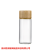 High-Grade Bamboo Wood Cover Glass Bottle Health Care Products Fire Extinguisher Bottles Powder Scented Tea Storage Bottle Spot