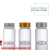 40ml Frosted Health Products Bottle Medical Ointment Glass Bottle Capsule Bottle Transparent Aluminum Cover Dendrobe Medicine Powder Bottle