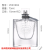 Wholesale Spot Bayonet Perfume Bottle 75ml Scale Bottle Belt Silk Scarf Cover Transparent Glass Cosmetic Subpackaging Fire Extinguisher Bottles