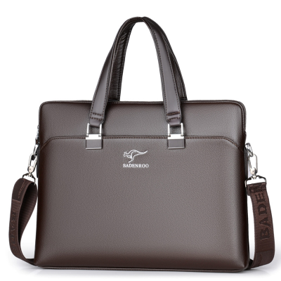 Portable Business Bag Men's Handbag Business Office Document Bag Bag Briefcase Shoulder Bag Messenger Bag Computer Bag