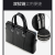 Briefcase Men's Handbag Double-Layer Briefcase Casual Computer Bag Multifunctional File Portfolio Trendy Men's Bag