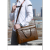Men's Business Travel Waterproof Handbag Briefcase Leather PU Horizontal Liner Laptop Bag Men's Bag