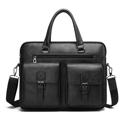 Men's Handbag Business Trip Computer Liner Bag Business Large Capacity Casual Messenger Bag Men's Briefcase Fashion Men