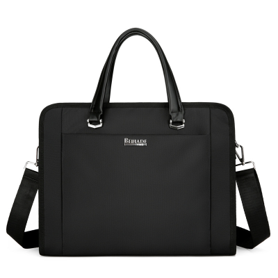 New Men's Handbag Waterproof Oxford Cloth Business Briefcase Business Trip One Shoulder Computer Bag Large Capacity Trendy Men's Bag