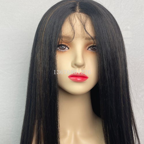 1b30 front lace hair cover wig sheath 26-inch foreign trade export