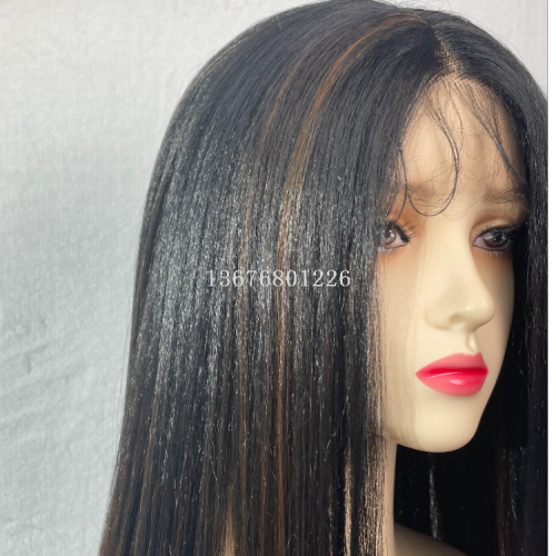 wig synthetic wigs wig european and american african foreign trade lace wig sheath front lace hair26inch