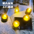 Exclusive for Cross-Border Black Shell Electric Candle Lamp Simulation Led Candle Light Party Layout Props Halloween Decorative Light