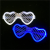 LED Luminous Luminescent Glass Love Blinds Glasses Christmas Halloween Bar Atmosphere Cheering Props Wholesale