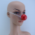 Halloween Glowing Clown Nose Ball Makeup Props Funny Clown Dress up Accessories LED Flash Red Nose