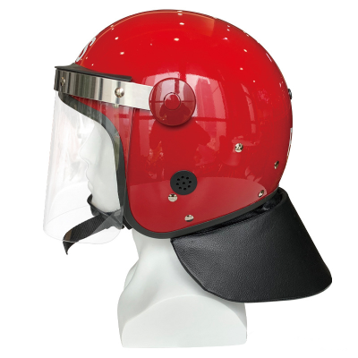 Malaysia Anti-Riot Helmet Security Equipment Red Anti-Riot Helmet Security Protective Helmet