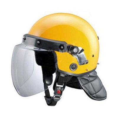 Foreign Trade Yellow Riot Helmet Restraint Mask Full Face Helmet