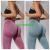 Europe and America Cross Border E-Commerce Hot-Selling Product Frosted Yoga Pants Peach Hip High Waist Belly Contracting Workout Exercise Pants Cropped Pants