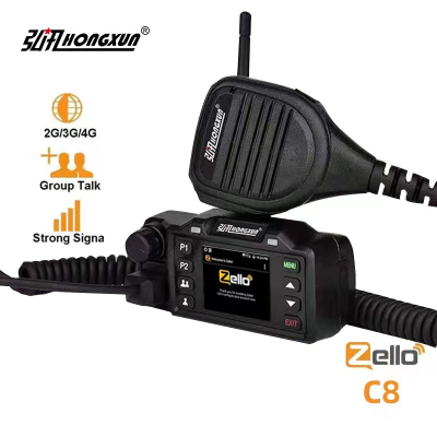 Global IntercomZelloCar Unit Wireless Intercom 4GAll Netcom Bluetoothwifi GPSCar Unit Walkie-Talkie Intercom Unlimited Distance