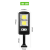 New Solar Lamp Outdoor Yard Lamp Human Body Induction Remote Control Wall Lamp Waterproof All-in-One Solar Road Lamp