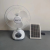 Cross-Mirror Solar Fan Desk Fan Play Music U Disk Bluetooth Desk Fan Multifunctional Night Light USB Charging